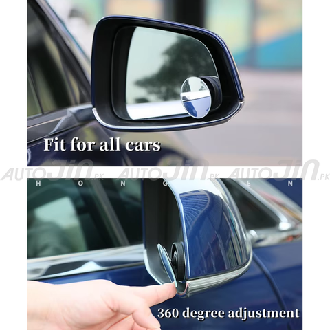 2pcs Car Convex Blind Spot Mirrors Triangle - 356
