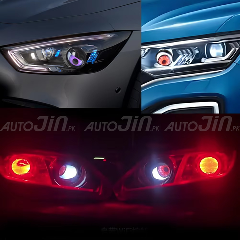 Devil Eyes 8 Different Pattern Dynamic Led Projector - Headlight - Fog Lamps
