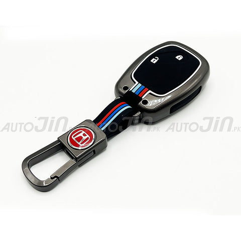 Honda City 2009-2020 Key Cover With Metal Shell 2 Button