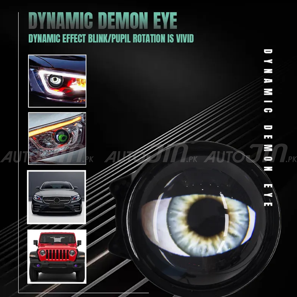 Devil Eyes 8 Different Pattern Dynamic Led Projector - Headlight - Fog Lamps