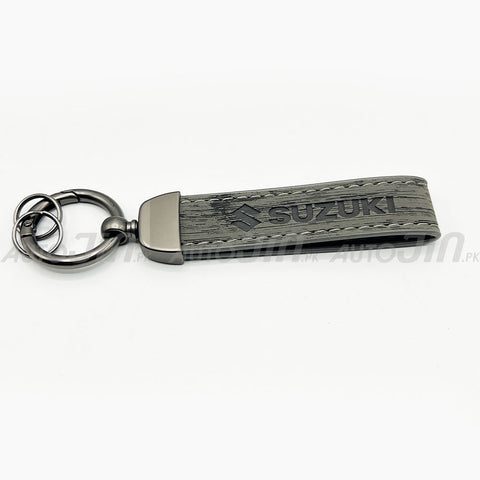 Luxury Leather Durable Design Keychain - Multicolour