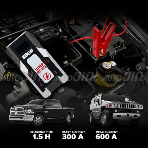 Sogo Powerbank jump starter With Air Pump Compressor X6