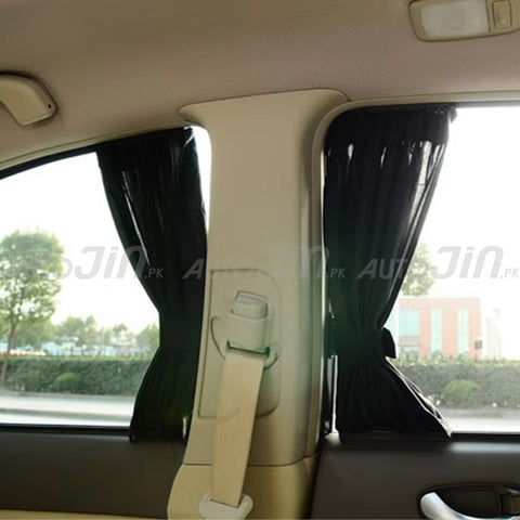 Sogo Toyota Yaris 2020-2025 Custom Fit Retractable Curtains Sliders Railing