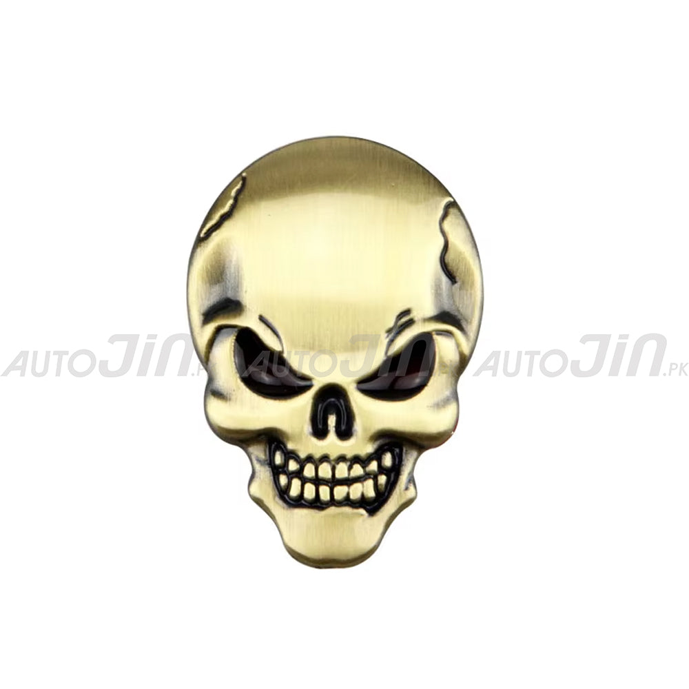 3D Personality Skull Metal Car Emblem Exterior Accessories Car & Motorcycle