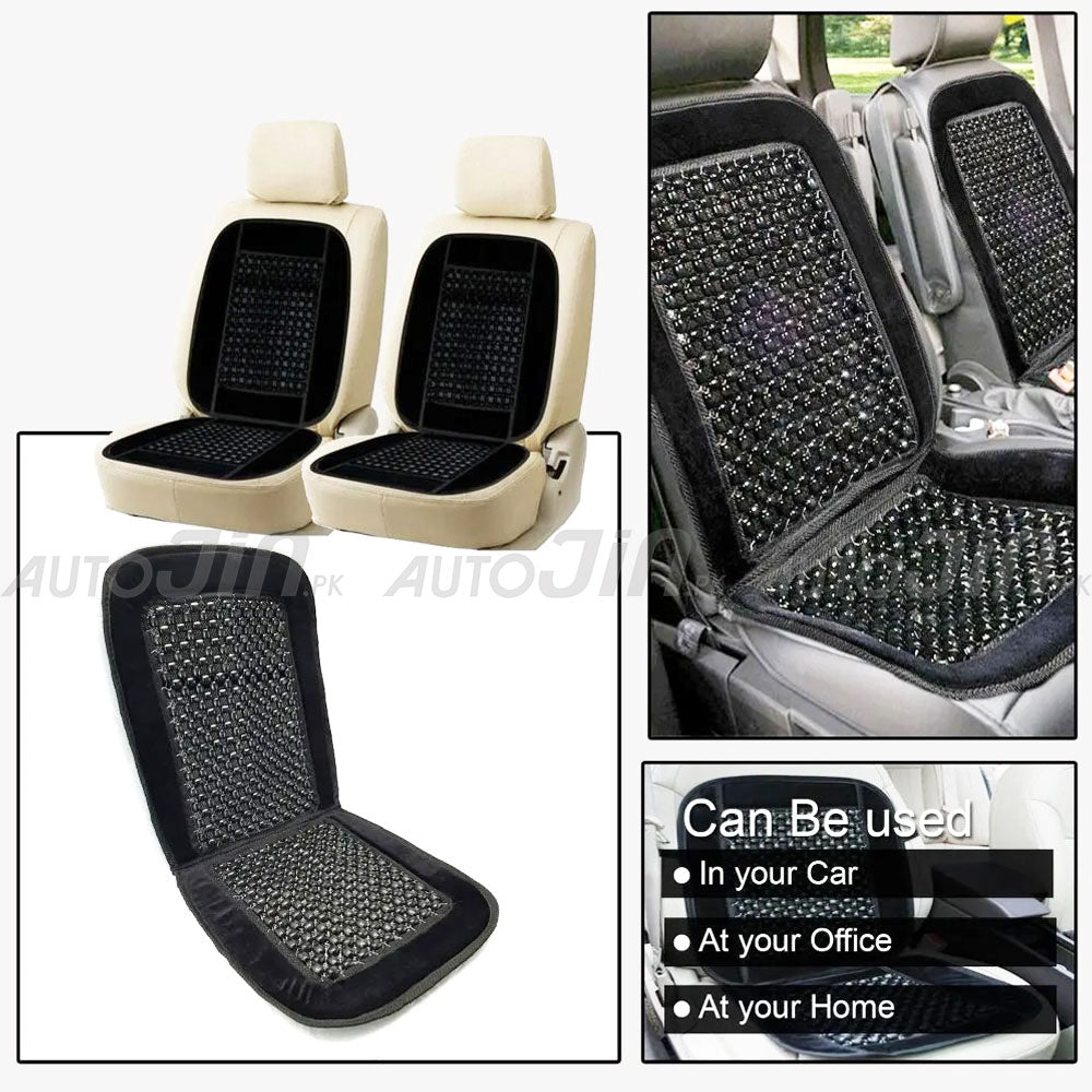 2pcs Universal Moti Seat Velvet Car Seat Cover Anti-Slip Accupressure Design