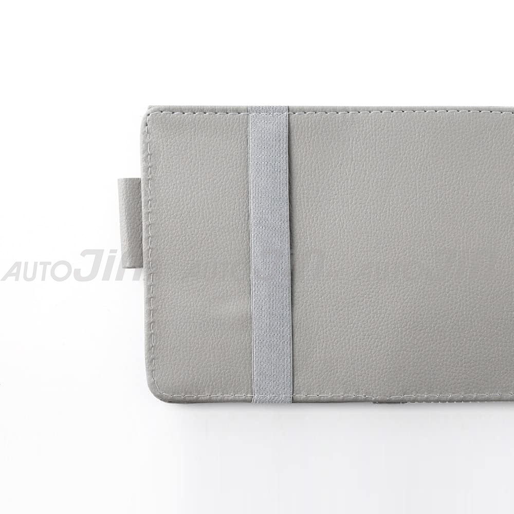 Universal Car Sun Visor Organizer PU Leather Multi-Pocket