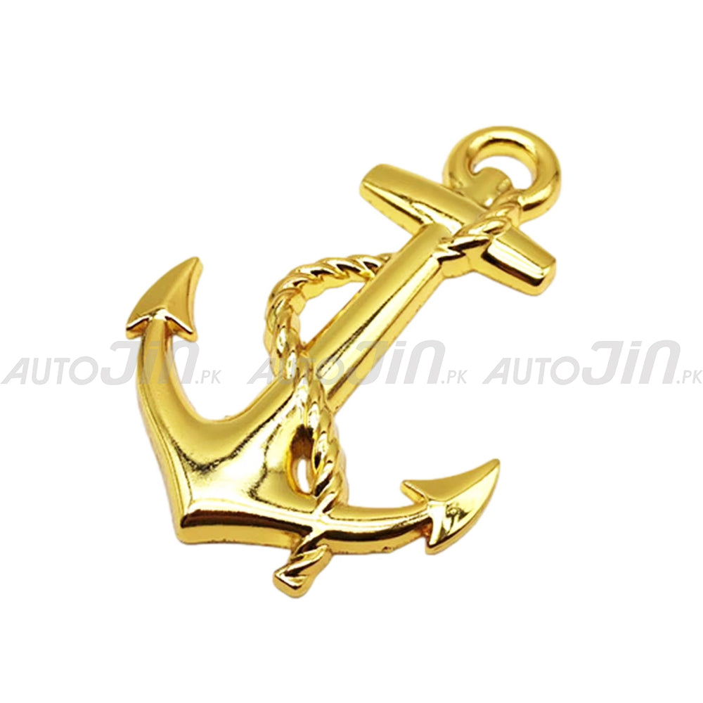 3D Ship Anchor Hook Pirate Ship Metal Car Emblem Exterior Accessories Car & Motorcycle