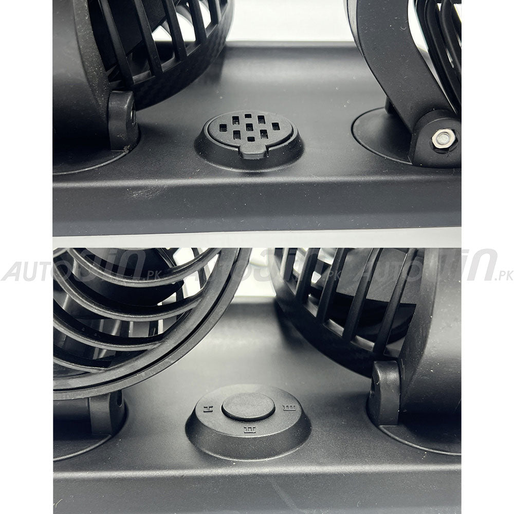 SOGO Three-Head Fan Long Neck 360° Rotation 12v - Thunder