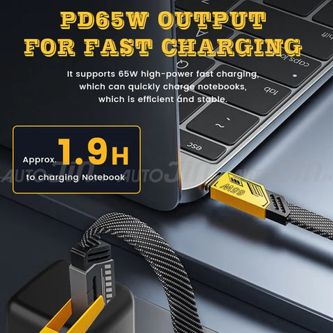 2 in 2 Fast Charging Data Cable PD 65W / 27W