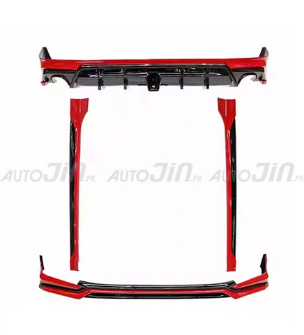 Honda Civic 2022-2024 Body Kit Yofer Style 4pcs - Unpainted