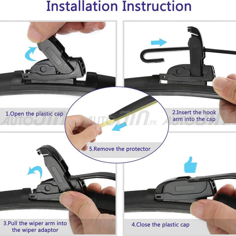 Cyclone Suzuki Wagon R 2014-2024 Wiper Balde Soft Windshield