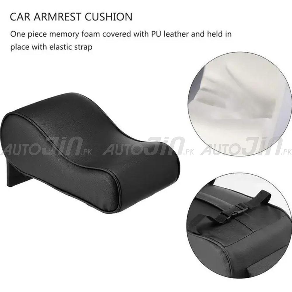Memory Foam Center Console Box Armrest Pad Cushion - Multi Colour