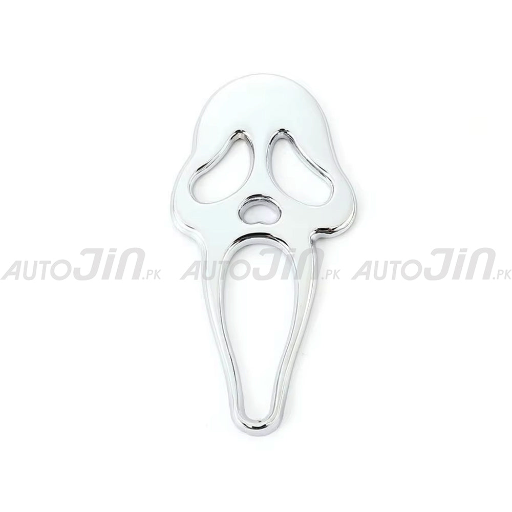 3D Scream Ghost Skull Emblem For Car & Motorcycle
