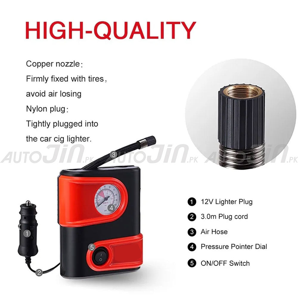 Sogo Mini Small Car Air Compressor 12V P010 - 100PSI