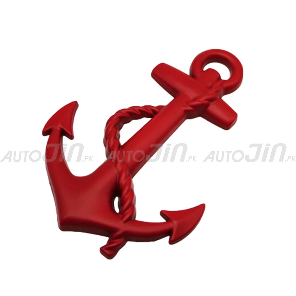 3D Ship Anchor Hook Pirate Ship Metal Car Emblem Exterior Accessories Car & Motorcycle