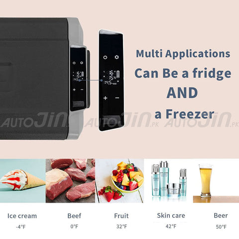 Alpicool T50 50L Car Refrigerator AC 12V DC 24V