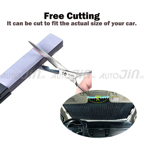 Car Retractable Windshield Sun Shade Car Sun Visor Protector Auto Sunshade