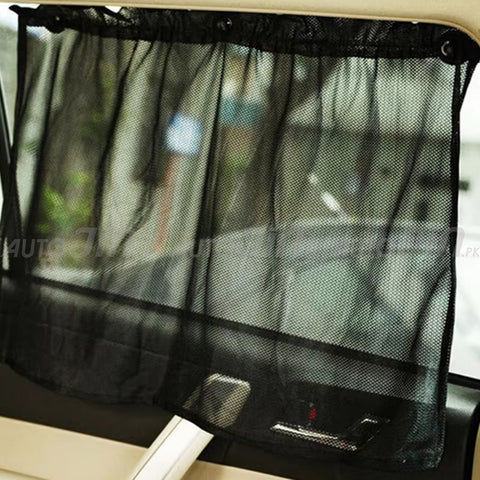 Sogo Toyota Yaris 2020-2025 Custom Fit Retractable Curtains Sliders Railing