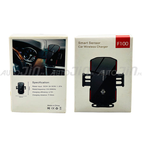 Smart Sensor Car Wireless Charger - F100