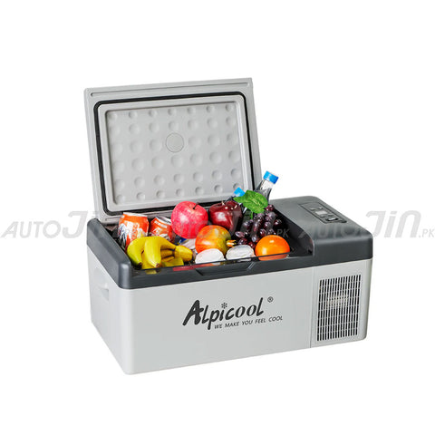 Alpicool 15L Car Refrigerator AC 12V DC 24V