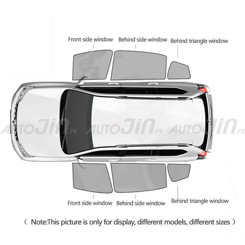 Toyota Corolla Cross Magnetic Window Sun Shades - 6 Pcs
