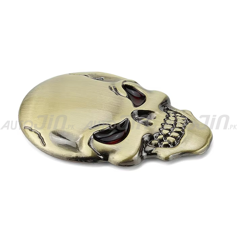3D Personality Skull Metal Car Emblem Exterior Accessories Car & Motorcycle