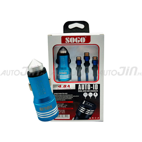 Sogo Fast Car Charger 3 in 1