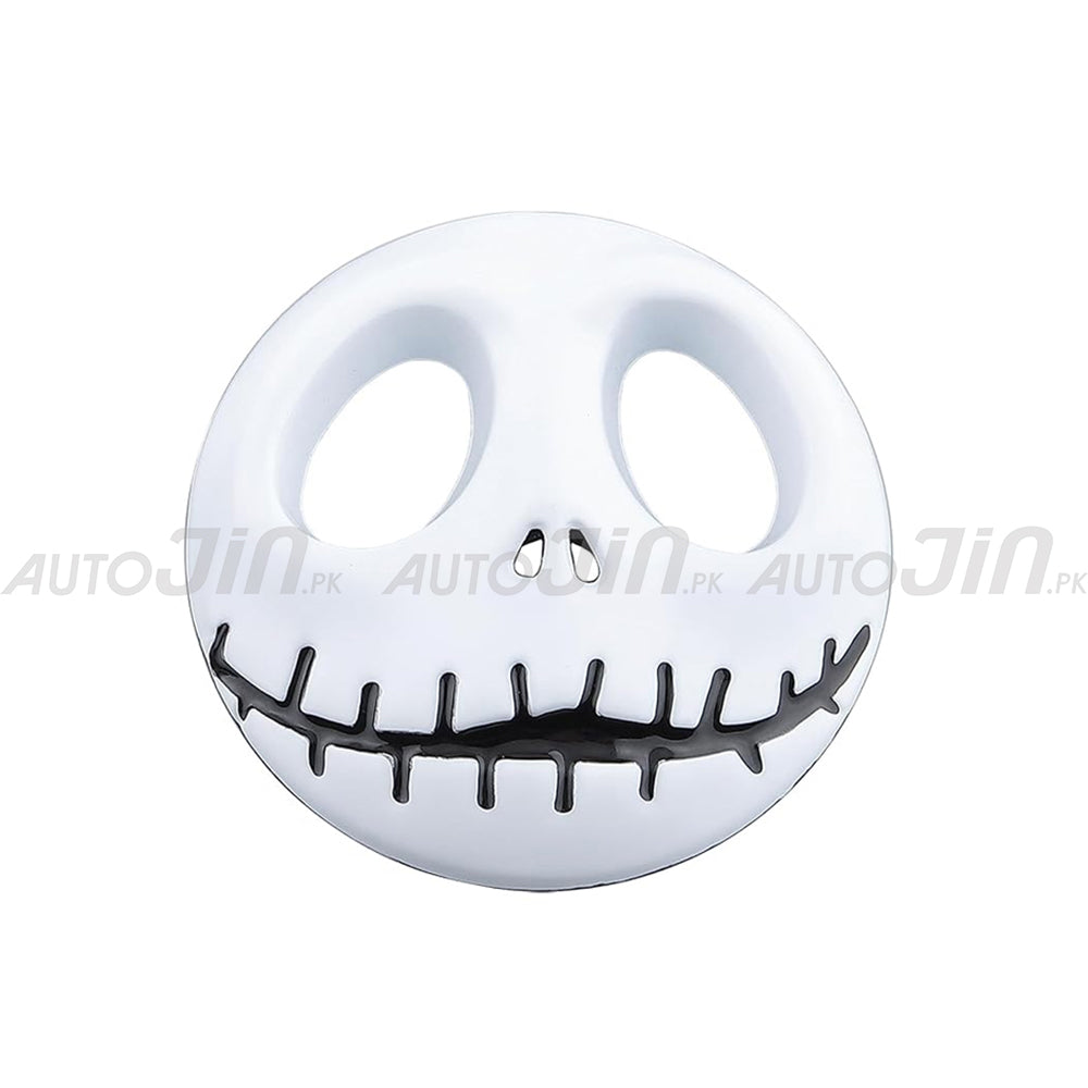 3D Pumpkin Skull Face Metal Emblem Exterior Accessories Car & Motorcycle