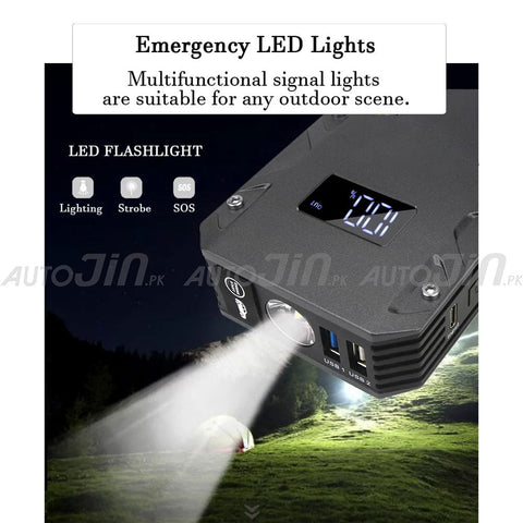 Dextro Multi Function High Power Portable Car Jump Starter 10,000 mAh