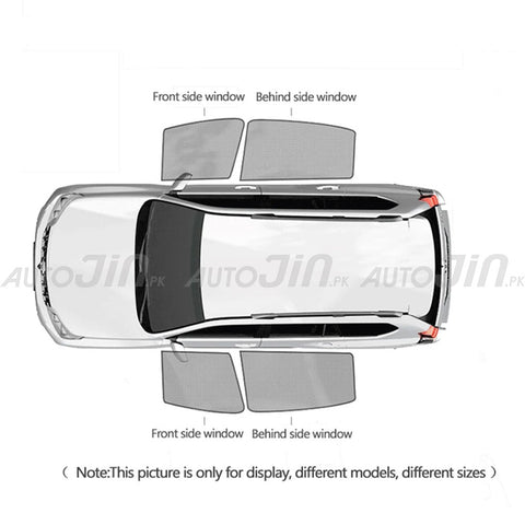 Toyota Hilux Revo 2016-2021 Magnetic Window Sun Shades - 4 Pcs