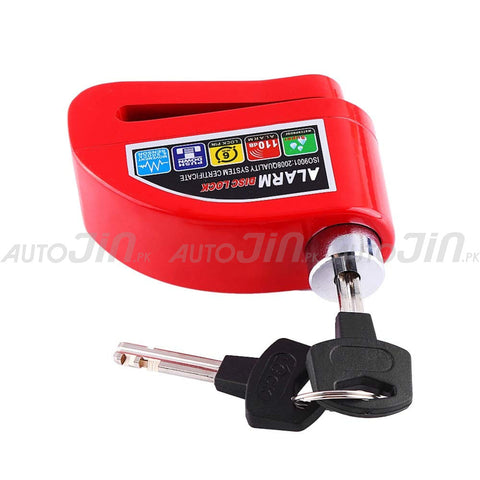 Motorcycle Bicycle Alarming Anti-Theft Disc Brake Lock Security System