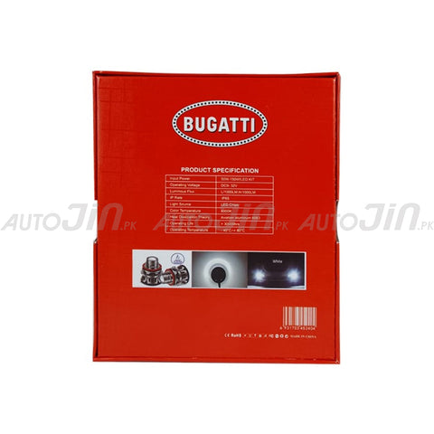 Bugatti LED Projector Lens 6000K 150w H11