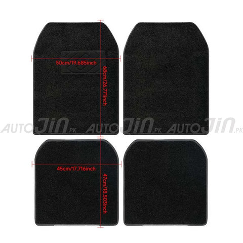 Starlight Floor Mats for Car 4PCS/Set New Fiber Optic Twinkle Stars RGBW
