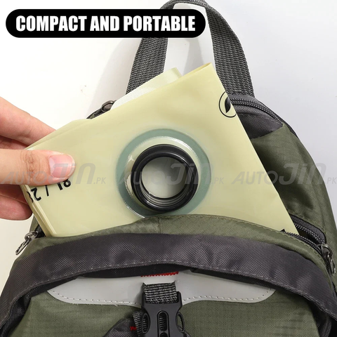 8L Portable Folding Water Storage Bag with Handle for Picnic,Travel, Outdoor Camping