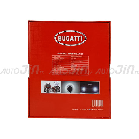 Bugatti LED Projector Lens 6000K 150w 9005