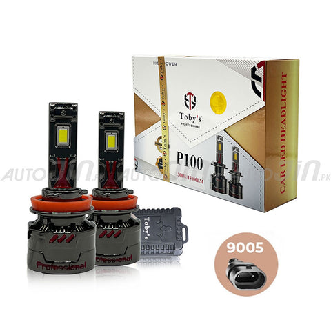 Toby's P100 Car Led Headlight 1500W - 15000LM (12 Month Warranty)