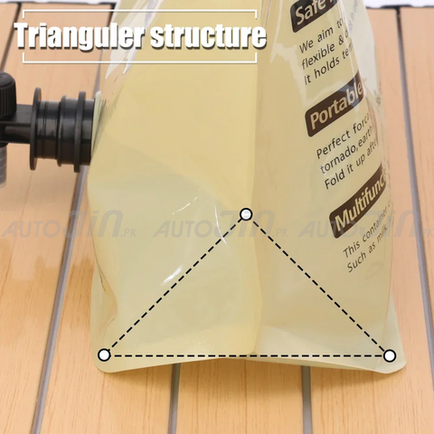 8L Portable Folding Water Storage Bag with Handle for Picnic,Travel, Outdoor Camping