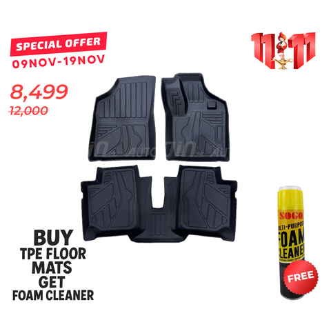 Suzuki Alto 2019-2024 TPE Floor Mats Premium