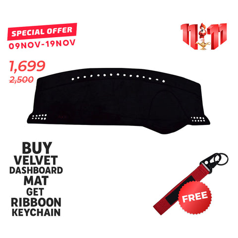 Toyota Axio 2014-22 Velvet Dashboard Mat