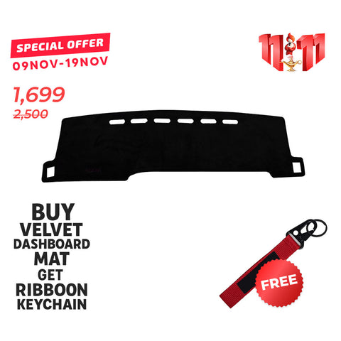 Toyota Aqua 2014-17 Velvet Dashboard Mat