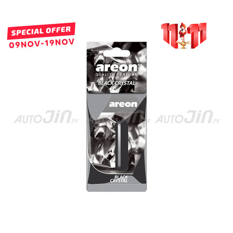 Areon Liquid 5ML - Black Crystal - Hanging Card