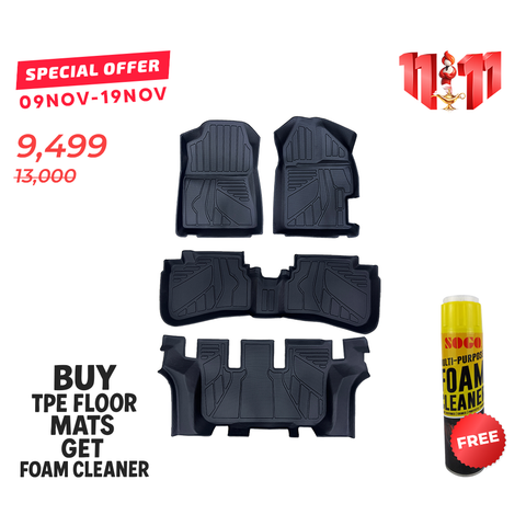 Honda BR-V TPE Floor Mats Premium