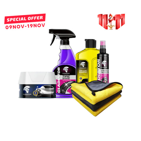 Budget Car Detailing Kit - 7 in 1