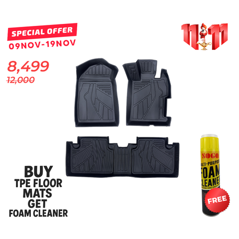 Honda Civic 2008-2011 TPE Floor Mats Premium