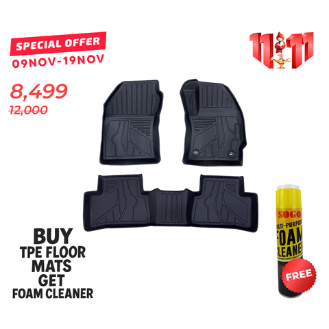 Toyota Corolla Cross 2022-2024 TPE Floor Mats Premium