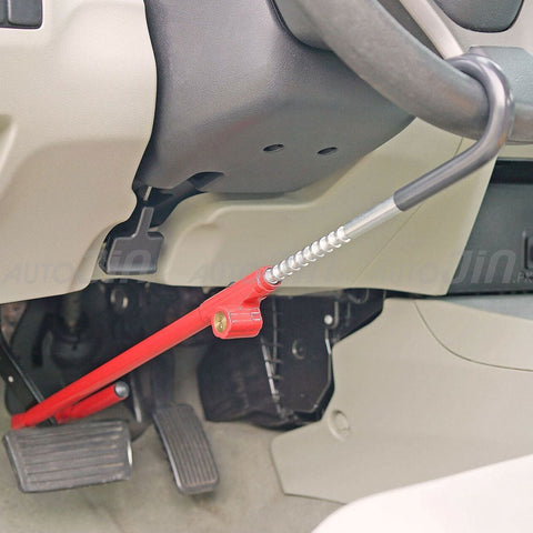 Car Steering and Pedal Lock operated with a key