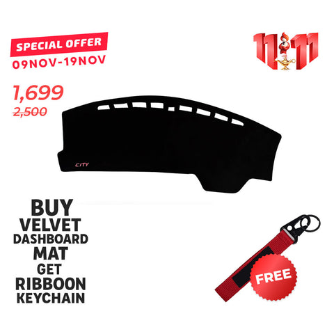Honda City 2021-22 Velvet Dashboard Mat