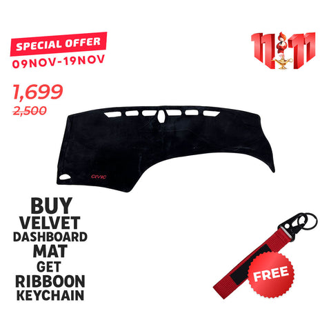 Honda Civic 2012-15 Velvet Dashboard Mat
