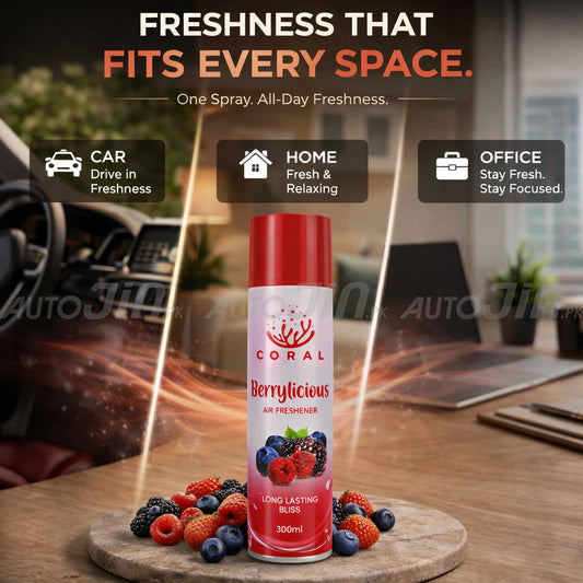 Coral Air Freshener Berrylicious - 300ML - Car, Room & Office 1000