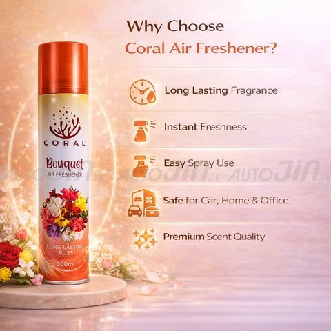 Coral Air Freshener Bouquet - 300ML - Car, Room & Office